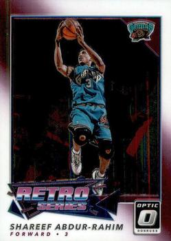 2017-18 Donruss Optic - Retro Series #21 Shareef Abdur-Rahim Front