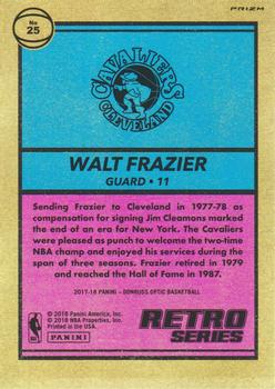 2017-18 Donruss Optic - Retro Series Fast Break Holo #25 Walt Frazier Back