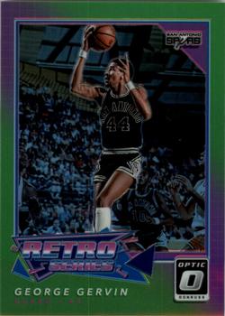 2017-18 Donruss Optic - Retro Series Lime Green #12 George Gervin Front