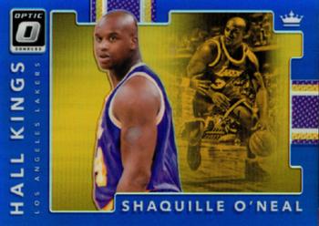 2017-18 Donruss Optic - Hall Kings Blue #19 Shaquille O'Neal Front