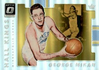2017-18 Donruss Optic - Hall Kings Holo #8 George Mikan Front