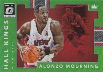2017-18 Donruss Optic - Hall Kings Lime Green #24 Alonzo Mourning Front