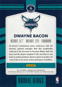 2017-18 Donruss Optic - Rookie Kings #30 Dwayne Bacon Back