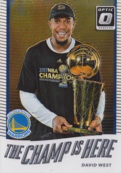 2017-18 Donruss Optic - The Champ is Here #14 David West Front