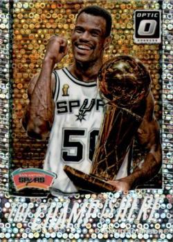 2017-18 Donruss Optic - The Champ is Here Fast Break Holo #3 David Robinson Front