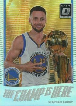 2017-18 Donruss Optic - The Champ is Here Holo #5 Stephen Curry Front