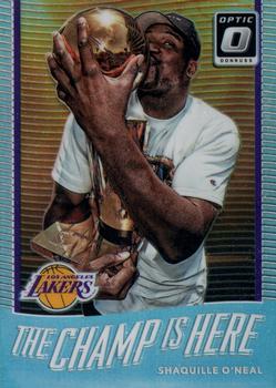 2017-18 Donruss Optic - The Champ is Here Holo #7 Shaquille O'Neal Front