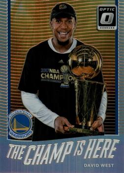 2017-18 Donruss Optic - The Champ is Here Holo #14 David West Front