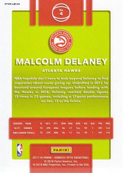 2017-18 Donruss Optic - Blue Velocity #4 Malcolm Delaney Back