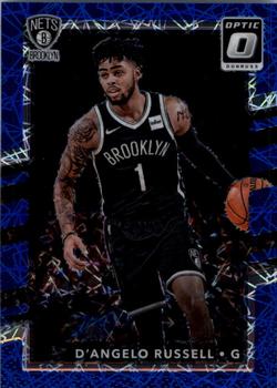 2017-18 Donruss Optic - Blue Velocity #11 D'Angelo Russell Front
