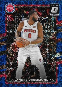2017-18 Donruss Optic - Blue Velocity #43 Andre Drummond Front