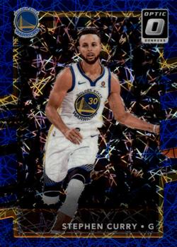 2017-18 Donruss Optic - Blue Velocity #46 Stephen Curry Front