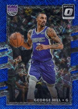 2017-18 Donruss Optic - Blue Velocity #129 George Hill Front