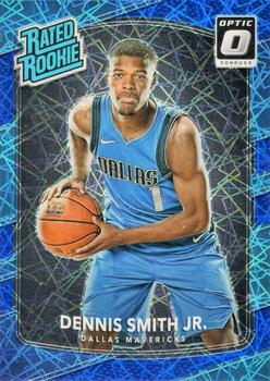 2017-18 Donruss Optic - Blue Velocity #192 Dennis Smith Jr. Front