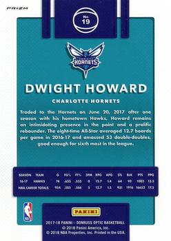 2017-18 Donruss Optic - Fast Break Holo #19 Dwight Howard Back