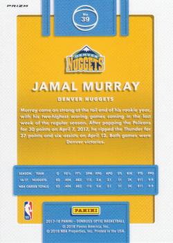 2017-18 Donruss Optic - Fast Break Holo #39 Jamal Murray Back
