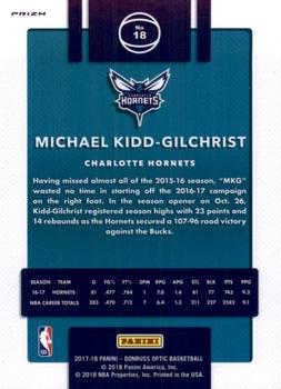 2017-18 Donruss Optic - Purple #18 Michael Kidd-Gilchrist Back