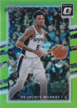 2017-18 Donruss Optic - Lime Green #135 Dejounte Murray Front