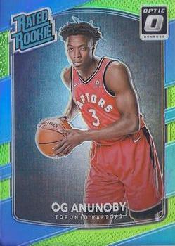 2017-18 Donruss Optic - Lime Green #178 OG Anunoby Front