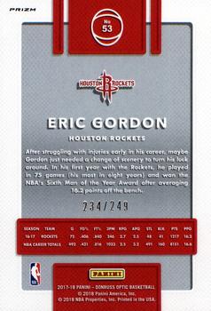 2017-18 Donruss Optic - Premium Box Set #53 Eric Gordon Back