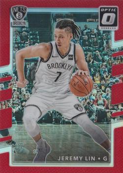 2017-18 Donruss Optic - Red #13 Jeremy Lin Front