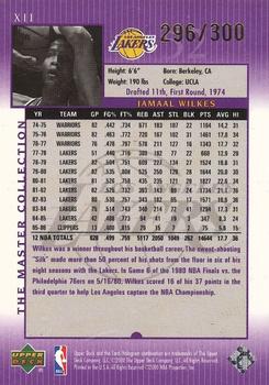2000 Upper Deck Lakers Master Collection #XII Jamaal Wilkes Back