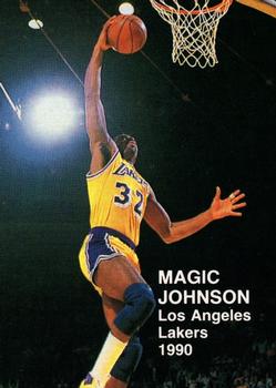1990 N.B.A. Superstars (Blue Back) (unlicensed) #NNO Magic Johnson Front