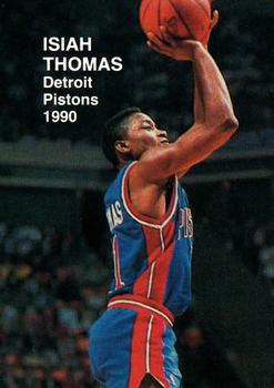 1990 N.B.A. Superstars (Blue Back) (unlicensed) #NNO Isiah Thomas Front