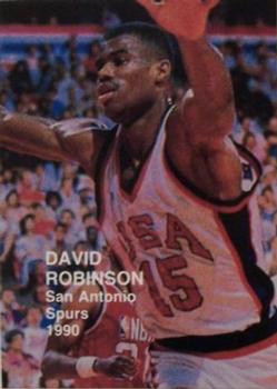 1990 N.B.A. Superstars (Blue Back) (unlicensed) #NNO David Robinson Front