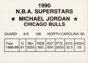 1990 N.B.A. Superstars (Black Back) (unlicensed) #NNO Michael Jordan Back