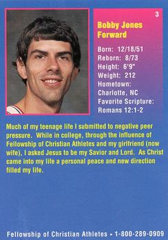 1993 Fellowship of Christian Athletes Collegiate #3 Bobby Jones Back
