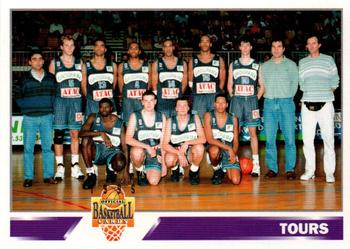 1994-95 Panini LNB (France) #182 Tours (Roster) Front