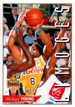 1994-95 Panini LNB (France) #63 Michael Young Front