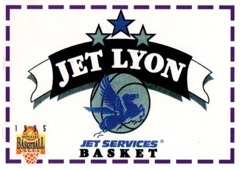 1994-95 Panini LNB (France) #161 Jet Lyon (Logo) Front