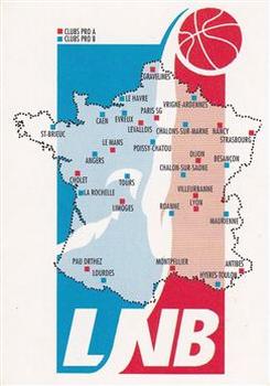 1994-95 Panini LNB (France) #NNO Ligue Nationale de Basket Logo Back