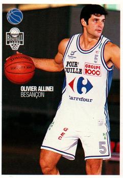 1995-96 Panini LNB (France) #12 Olivier Allinei Front