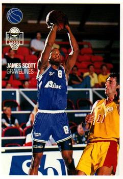 1995-96 Panini LNB (France) #52 James Scott Front