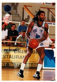 1995-96 Panini LNB (France) #91 Eric Occansey Front