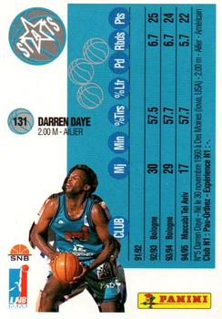 1995-96 Panini LNB (France) #131 Darren Daye Back