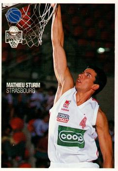 1995-96 Panini LNB (France) #140 Mathieu Sturm Front