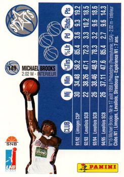 1995-96 Panini LNB (France) #149 Michael Brooks Back