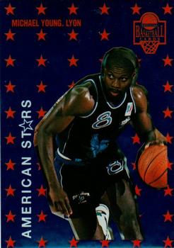 1995-96 Panini LNB (France) - American Stars #AM20 Michael Young Front