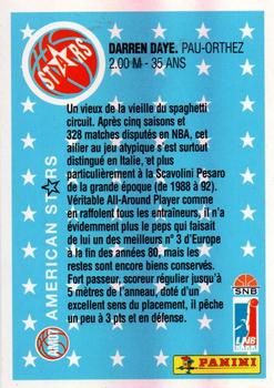 1995-96 Panini LNB (France) - American Stars #AM07 Darren Daye Back