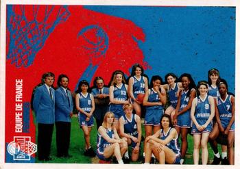 1995-96 Panini LNB (France) - Joueurs France / Equipes France #FR19 Feminines Front