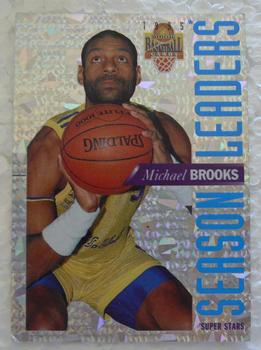 1994-95 Panini LNB (France) - Season Leaders #SL08 Michael Brooks Front