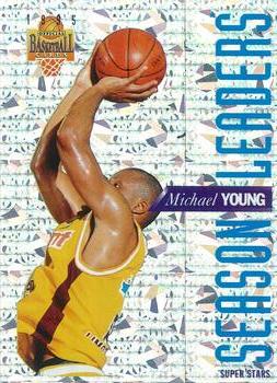 1994-95 Panini LNB (France) - Season Leaders #SL09 Michael Young Front