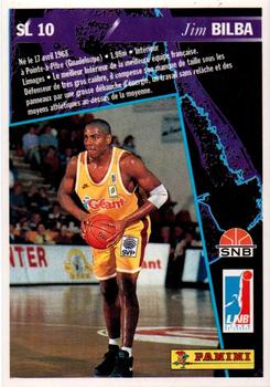 1994-95 Panini LNB (France) - Season Leaders #SL10 Jim Bilba Back