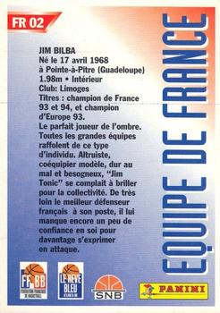 1994-95 Panini LNB (France) - Equipe de France #FR02 Jim Bilba Back