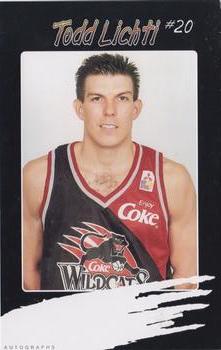 1998 Perth Wildcats  #NNO Todd Lichti Front
