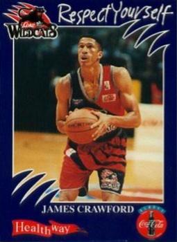 1995 Healthway Perth Wildcats #NNO James Crawford Front